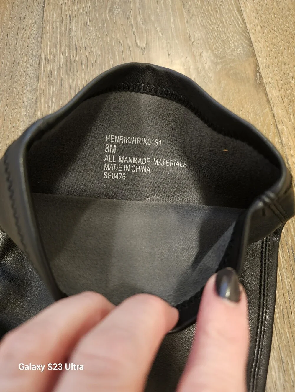 Steve Madden Berkleigh Black Boots Black sz8